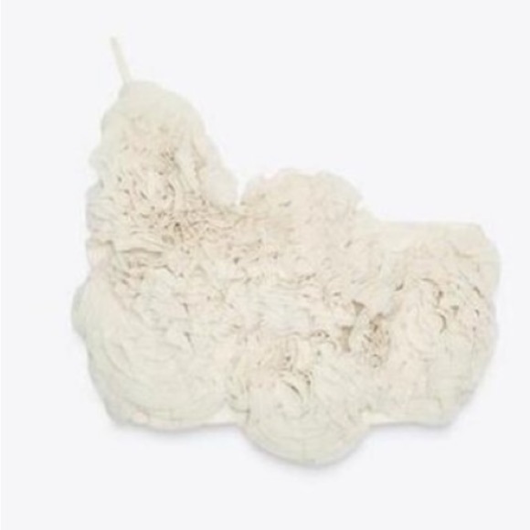 ZARA FLOWER CROP TOP - Picture 7 of 8